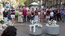 Aragonès, Erra y Collboni guardan un minuto de silencio por el sexto aniversario del 17A