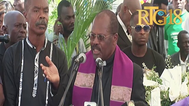 Seremoni fineray jounalis Liliane Pierre-Paul, prezantatris vedèt jounal 4è Radyo Kiskeya.