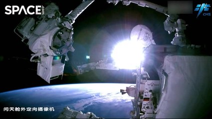 Download Video: Chinese Space Station's Robotic Arm On-Orbit