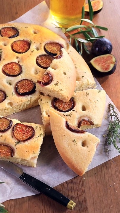 Focaccia aux figues