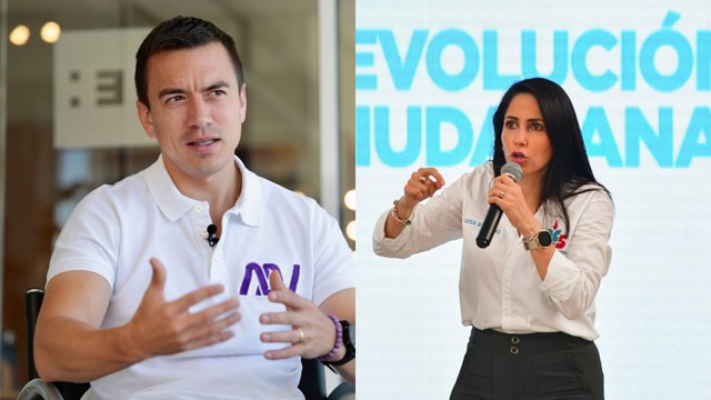 Con más del 40% de los votos escrutados, Luisa González y Daniel Noboa se declaran en segunda vuelta presidencial en Ecuador