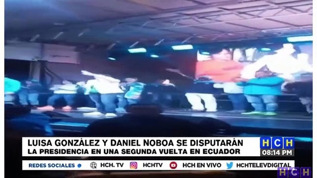 La correísta Luisa González lidera las elecciones en Ecuador y se encamina a un balotaje con Daniel Noboa