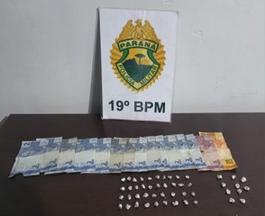 Rapaz é preso com 49 pedras de crack em Toledo