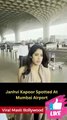 Janhvi Kapoor Spotted At Mumbai Airport
