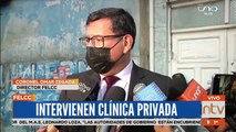 Intervienen clínica privada