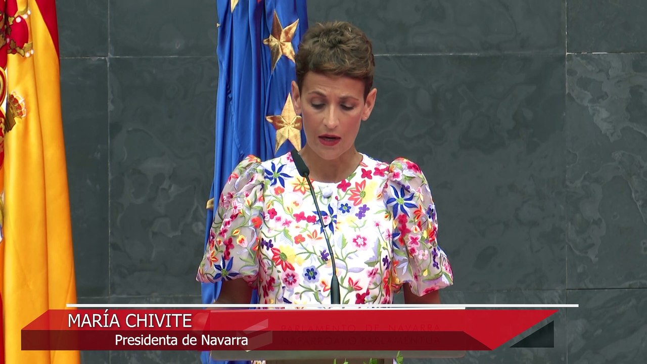 Chivite toma posesión como presidenta de Navarra