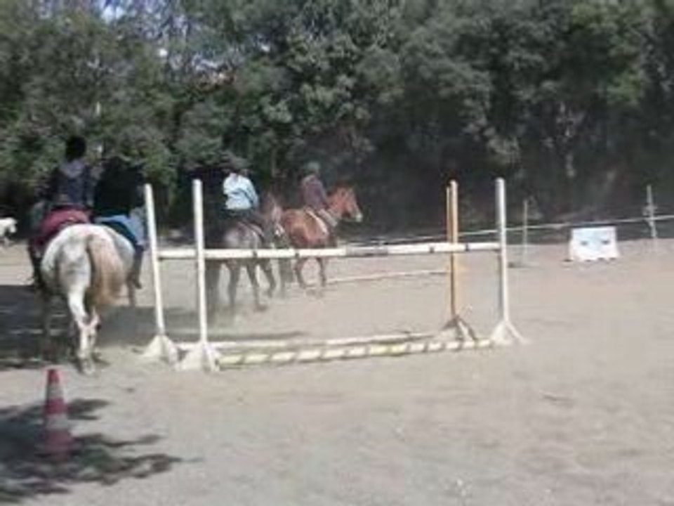 Vive le trot sans étriers xD