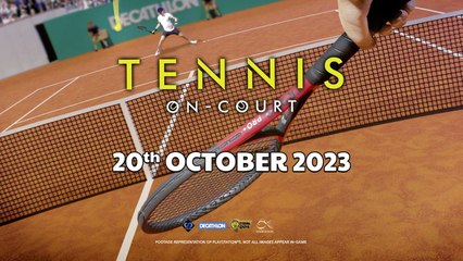 Tennis On Court Official PS VR2 Release Date Announcement Trailer
