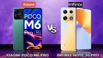 a Xiaomi POCO M6 Pro 5G vs Infinix Note 30 Pro