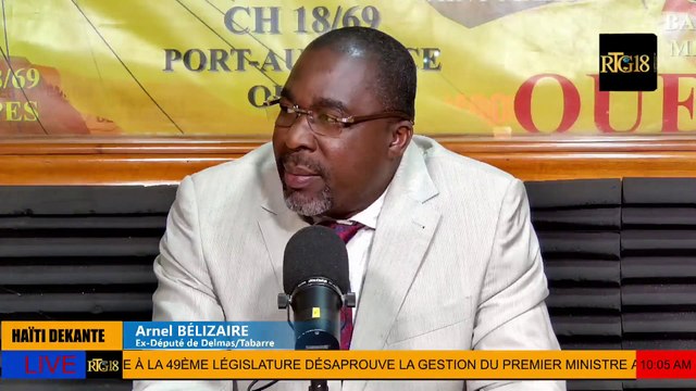 H AÏTI | DEKANTE | Arnel Bélizaire, Ex-député Delmas/Tabarre à la 49ème Législature