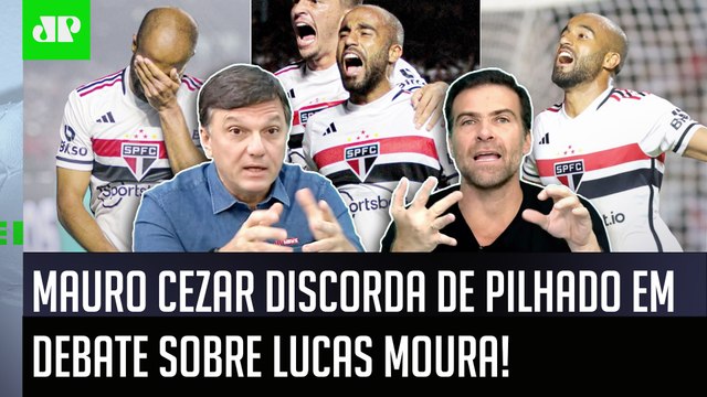QUE DEBATE! É O QUE EU ACHO! Pra mim, o Lucas Moura é... Mauro Cezar DISCORDA de Pilhado e Flavio!