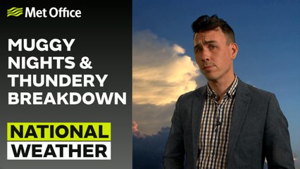 Met Office Evening Weather Forecast 17/08/23 – Turning blustery