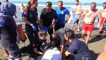 Le jeune homme qui est venu à Samsun pour des vacances depuis Ankara s'est perdu dans la mer.