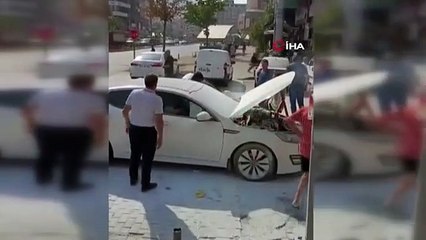 Incendie automobile maîtrisé à Bursa