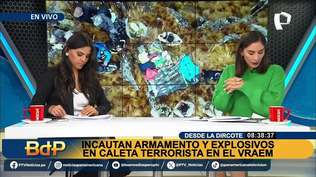 Dircote: Presentan armamento y explosivos incautados en caleta terrorista en el VRAEM