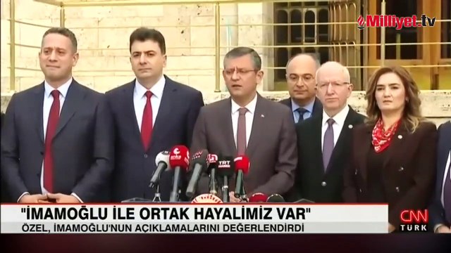 CHP'li Özgür Özel'den flaş 'İmamoğlu' çıkışı: Ortak bir hayalimiz var
