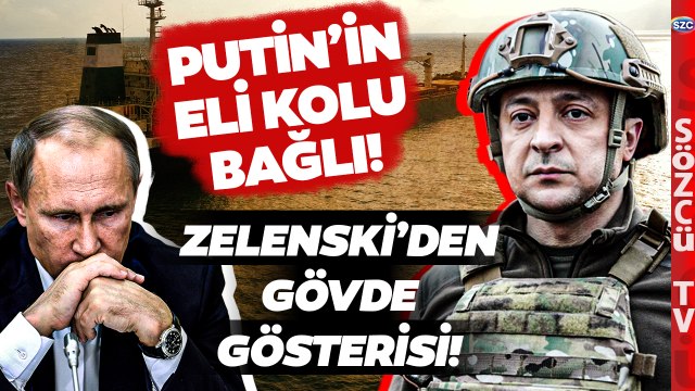 PUTİN ÖYLECE BAKTI! Zelenski Putin'e Çin Gemisiyle Gövde Gösterisi Yaptı
