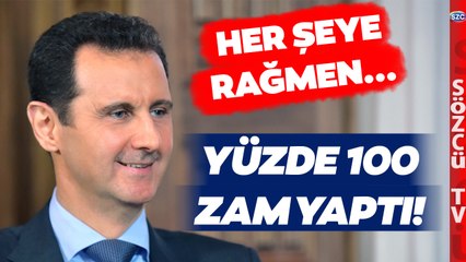 Ülkesi Yakılıp Yıkılan Esad Memuruna Yüzde 100 Zam Yaptı!