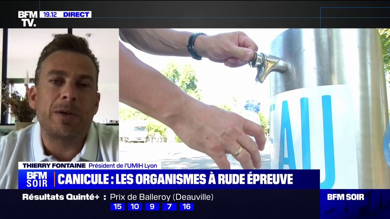 Canicule: "On ressent déjà l'impact, nos terrasses se sont vidées", regrette Thierry Fontaine (président de l'Union des Métiers et des Industries de l'Hôtellerie de Lyon)