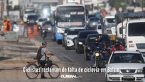 Ciclistas reclamam de falta de ciclovia em Belém