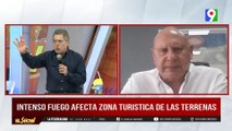 Senador Pedro Catrain, Seguimiento a incendio en Las Terrenas | El Show del mediodía