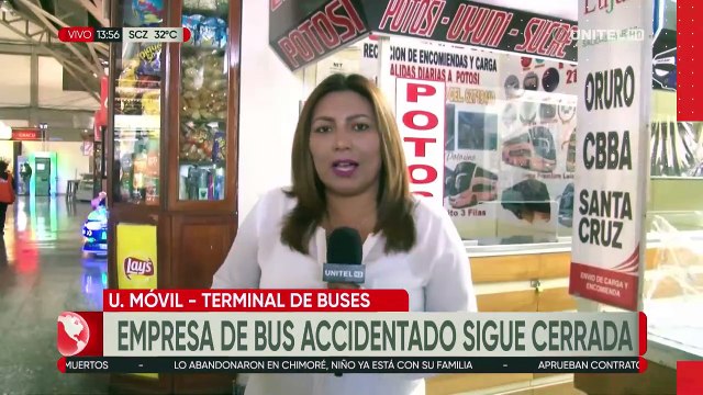 Empresa de bus que se accidentó en Locotal no responde, las oficinas están cerradas en Santa Cruz y Cochabamba