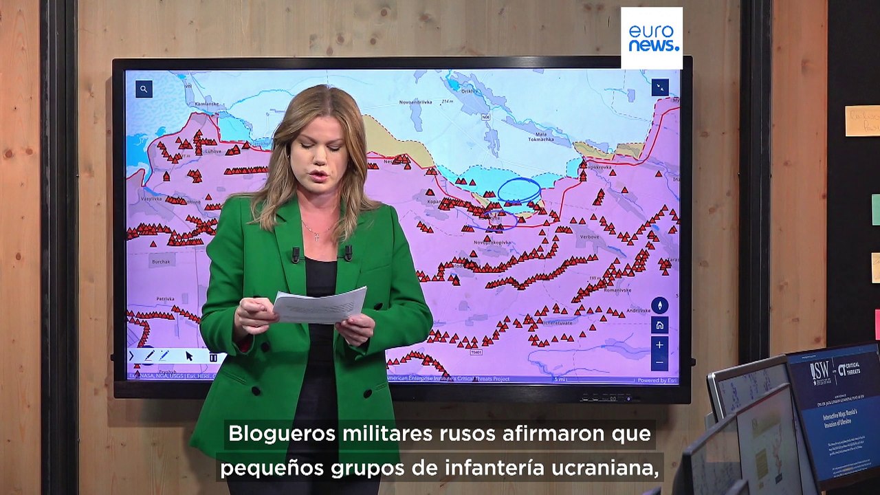 Mapas de la guerra | Ucrania avanza en la región de Zaporiyia