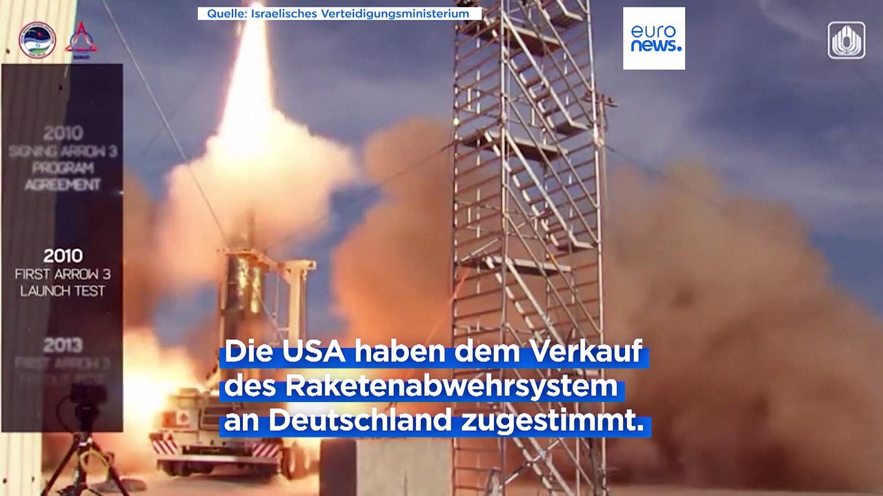 Grünes Licht aus Washington: Israelisches Raketenschutzsystem für Deutschland
