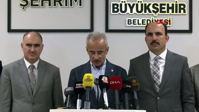 BAKAN URALOĞLU, KONYA BÜYÜKŞEHİR BELEDİYESİ'Nİ ZİYARETİ SONRASI AÇIKLAMA YAPTI
