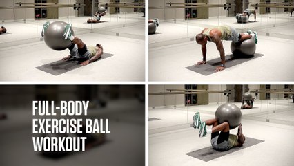 Transform Your Body with This Full-Body Exercise Ball Workout 🏋️‍♂️