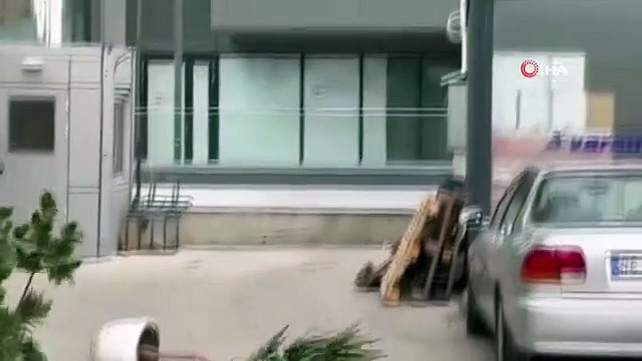 Impact des vents violents à Ankara : toits soufflés, arbres renversés