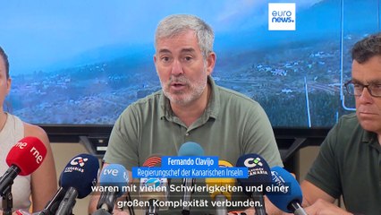 Schlimme Waldbrände auf Teneriffa