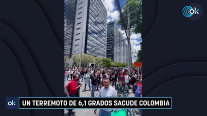 Un terremoto de 6,1 grados sacude Colombia