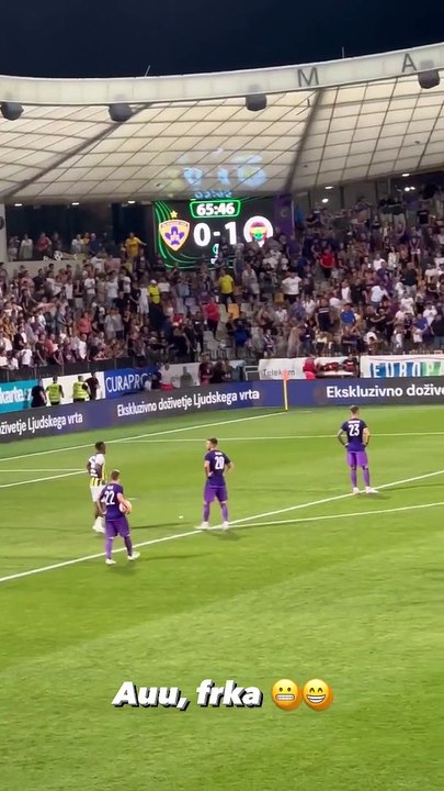 Maribor -Fenerbahçe maçında kavga: Polis biber gazı kullandı