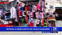 Los Olivos: ambulantes piden ser reubicados tras ser desalojados del ovalo Izaguirre