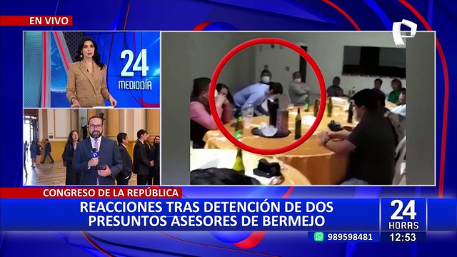 Congreso: reacciones tras la detención de presuntos asesores de congresista Bermejo