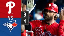 Resumen Filis de Filadelfia vs Azulejos de Toronto MLB 16-08-2023