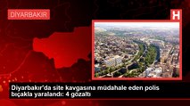 Diyarbakır'da polis müdahalesinde bir polis bıçaklandı