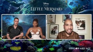 'The Little Mermaid' Cast Interview With Halle Bailey, Jonah Hauer-king And More