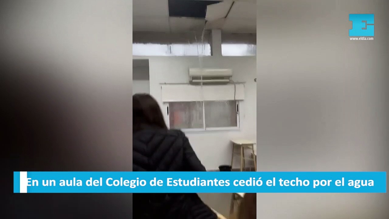 En un aula del Colegio de Estudiantes cedió el...