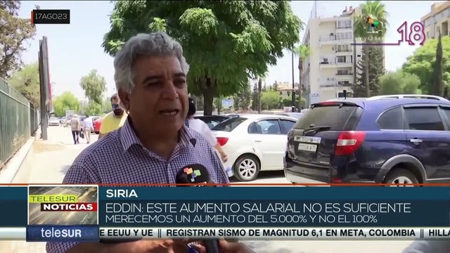 Presidente de Siria, Bashar al-Ásad, estableció un aumento salarial del 100%