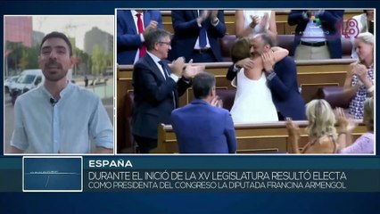 En España fue elegida como presidenta del Congreso la diputada Francina Armegol