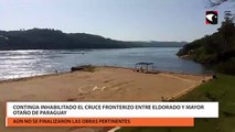 Continúa inhabilitado el cruce fronterizo entre Eldorado y Mayor Otaño de Paraguay