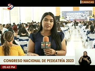 Realizan segunda fase del Congreso Nacional de Pediatría 2023 en el Círculo Militar de Caracas