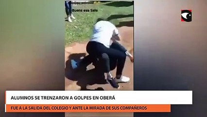 Alumnos se trenzaron a golpes en Oberá