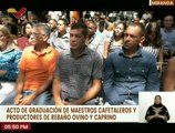 Gob. Héctor Rodríguez entrega más de 70 diplomas a maestros cafeteros y productores de rebaño