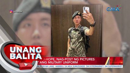 BTS member J-Hope, nag-post ng pictures niya suot ang military uniform| UB