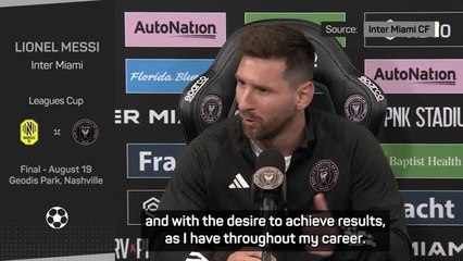 Download Video: Messi not surprised to see Inter Miami reach Leagues Cup final