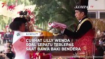 Curhat Lilly Wenda Soal Sepatu Terlepas Saat Bawa Baki Bendera