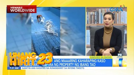 Kapuso sa Batas- Nanira at nagkalat sa nirentahang resort | Unang Hirit
